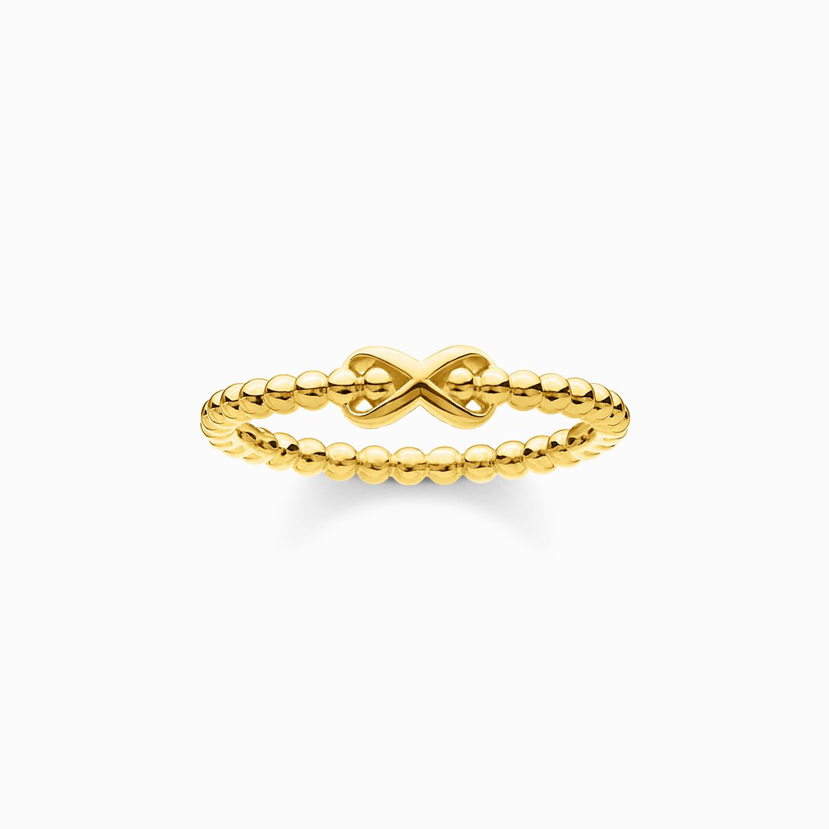 Ring dots with infinity gold