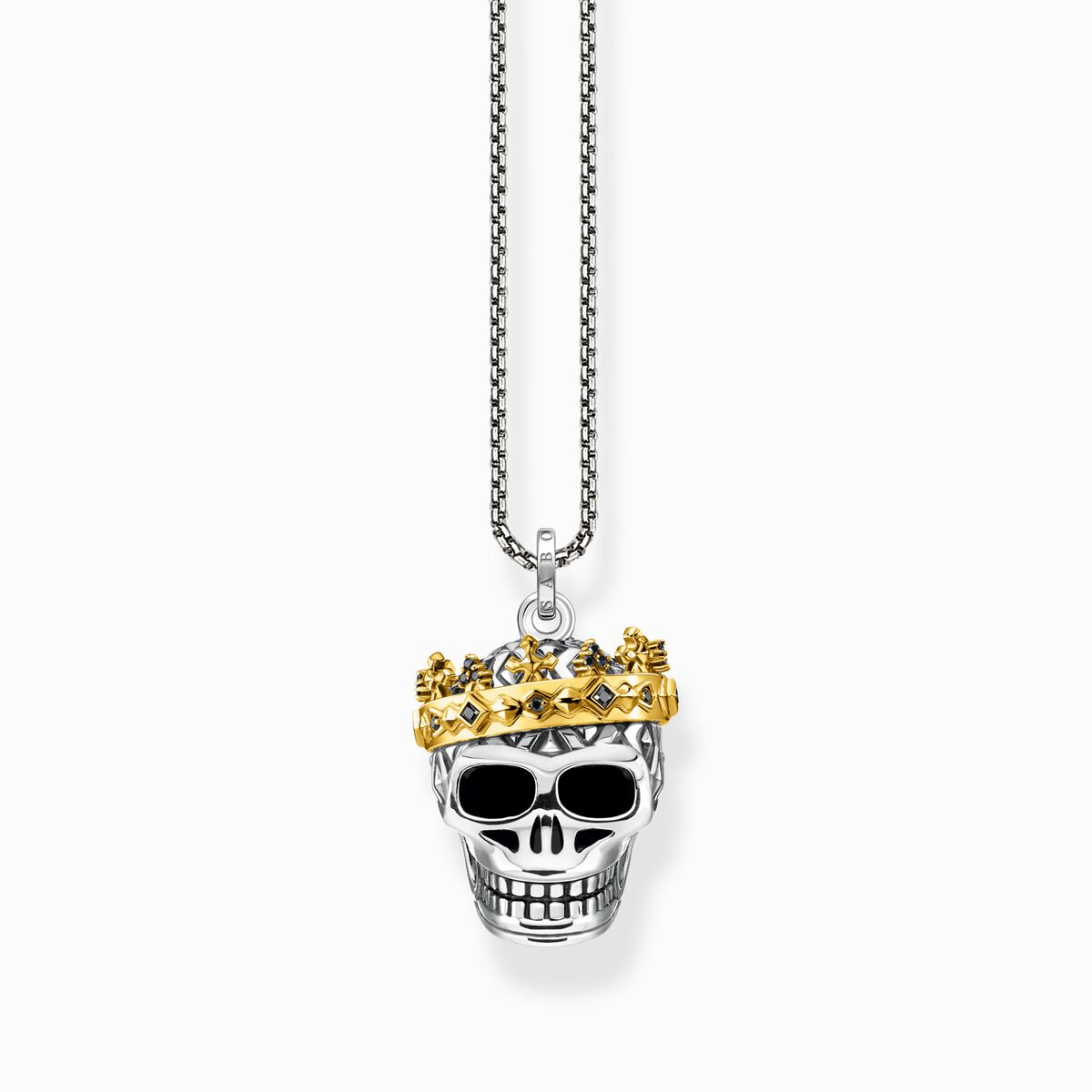 Necklace skull crown