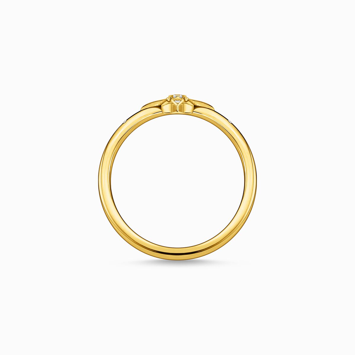 Ring star stones gold