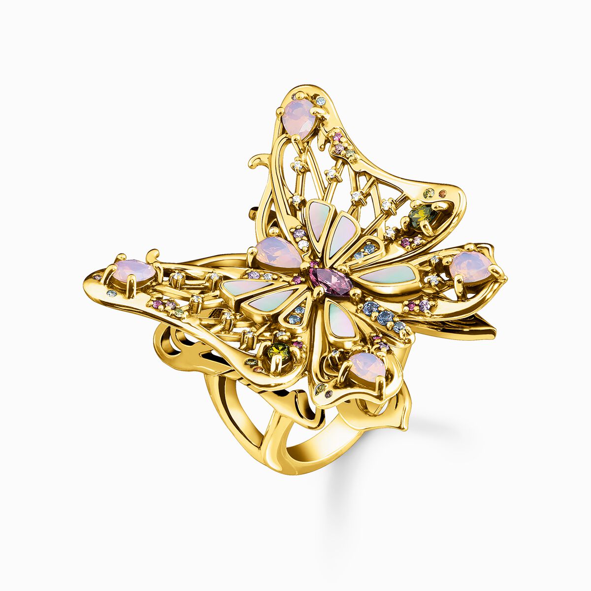 Ring butterfly gold