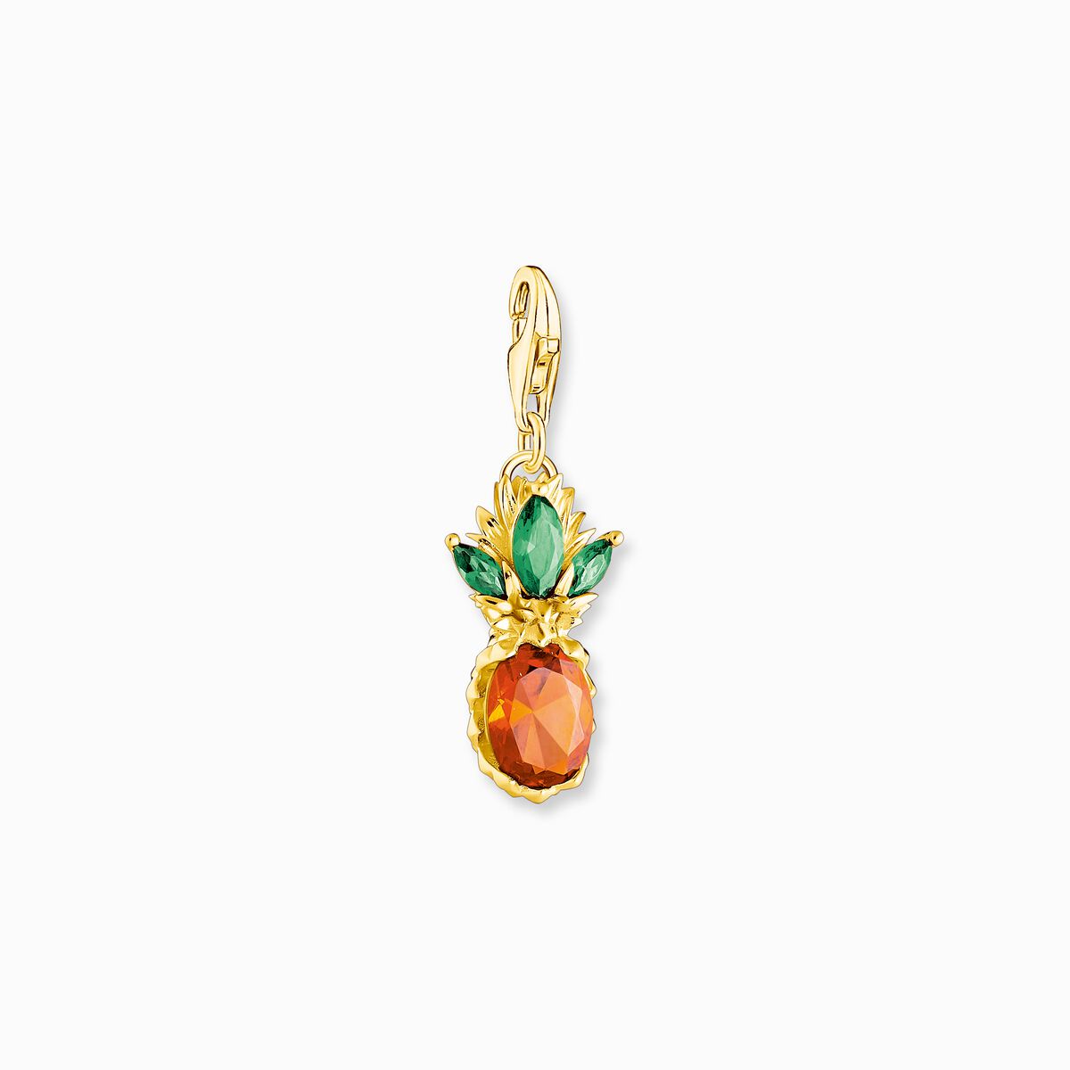 Charm pendant pineapple gold