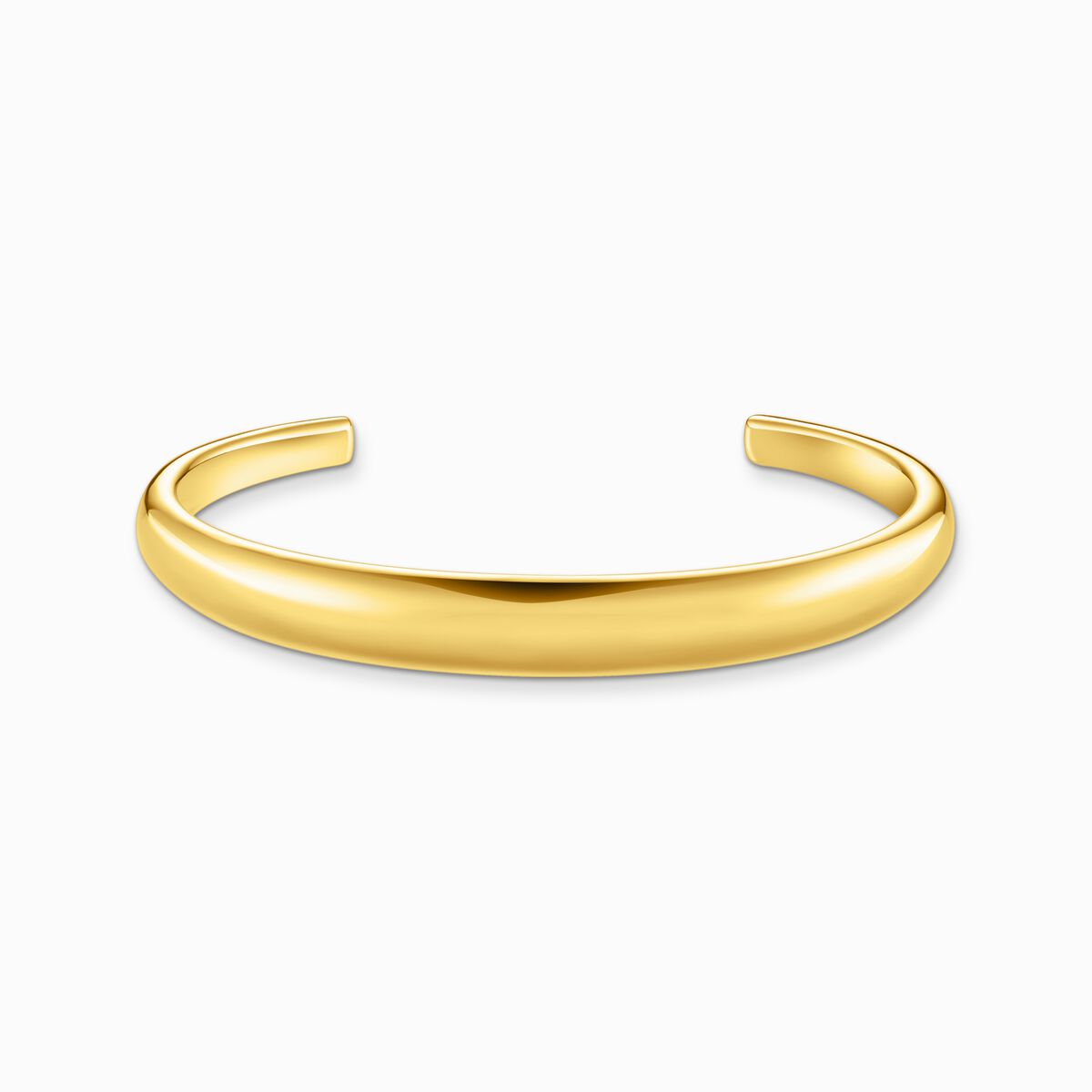 Gold-plated bangle in timless design
