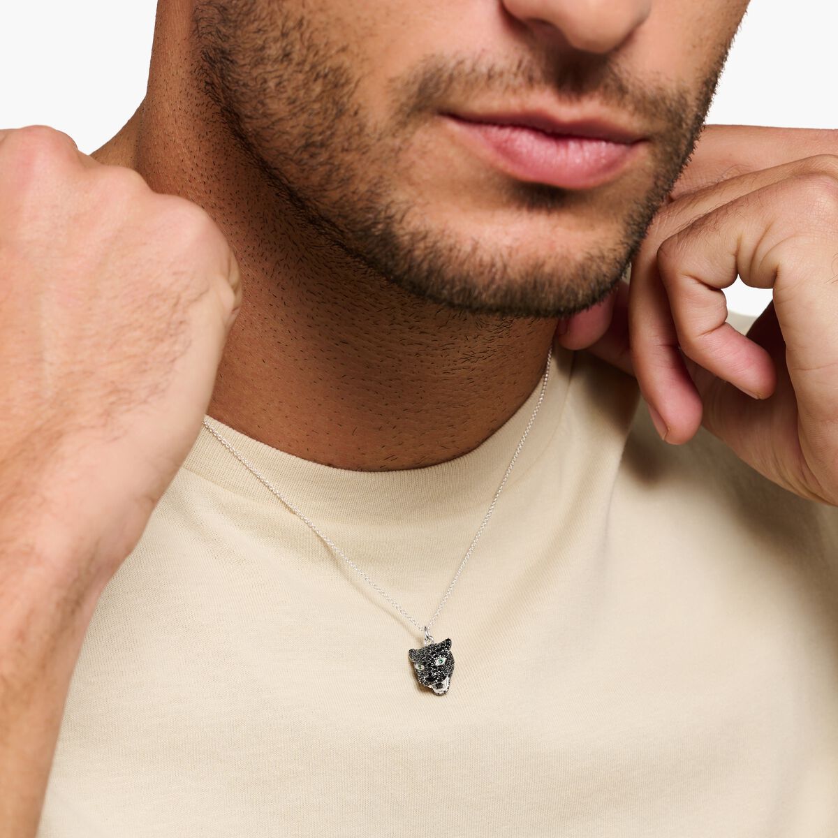 Necklace Black Cat