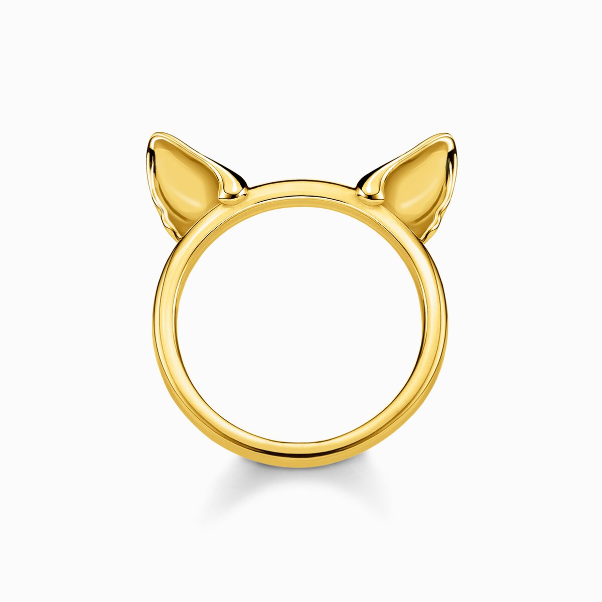 Ring cat’s ears, gold