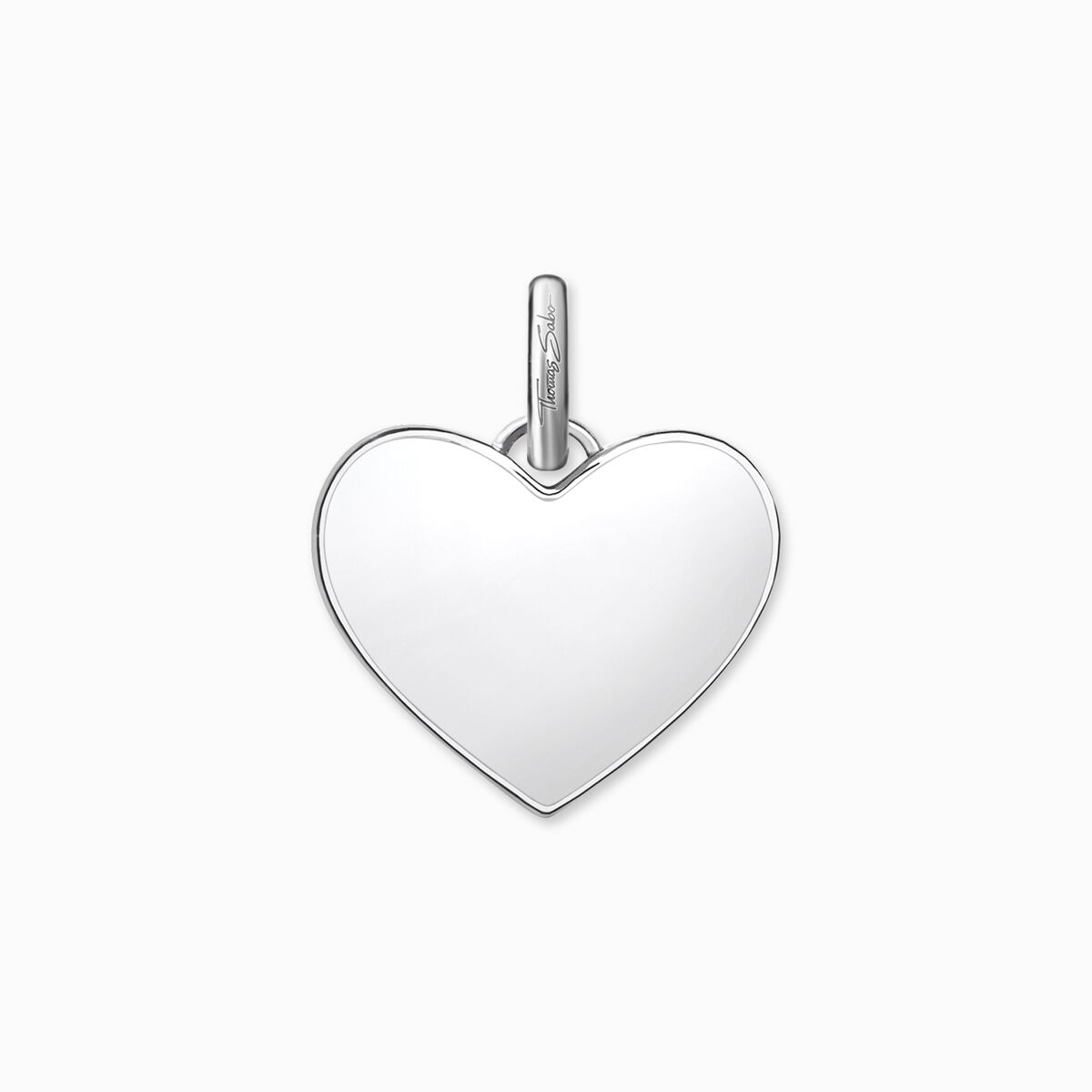 Pendant heart pavé