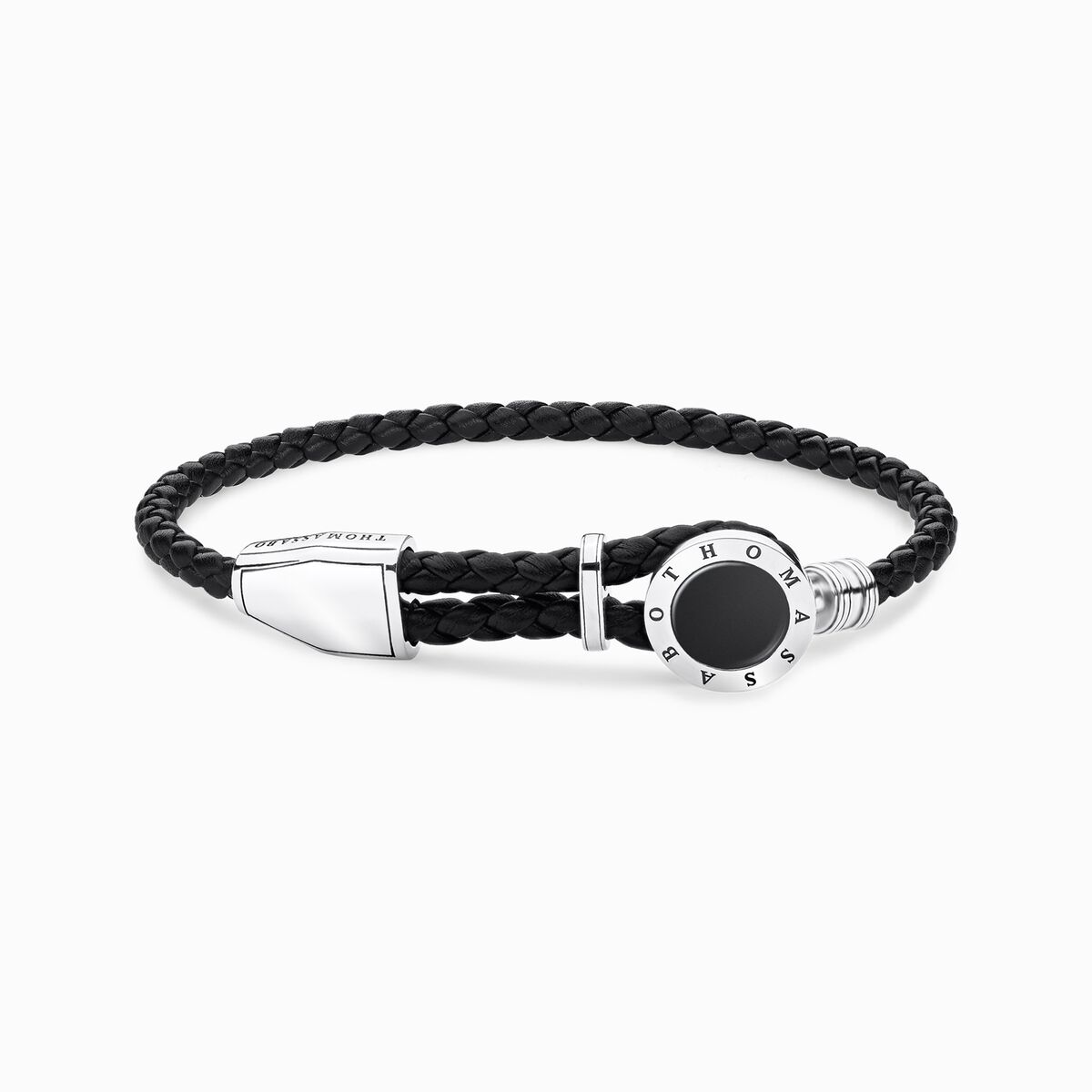 Leather strap disc black