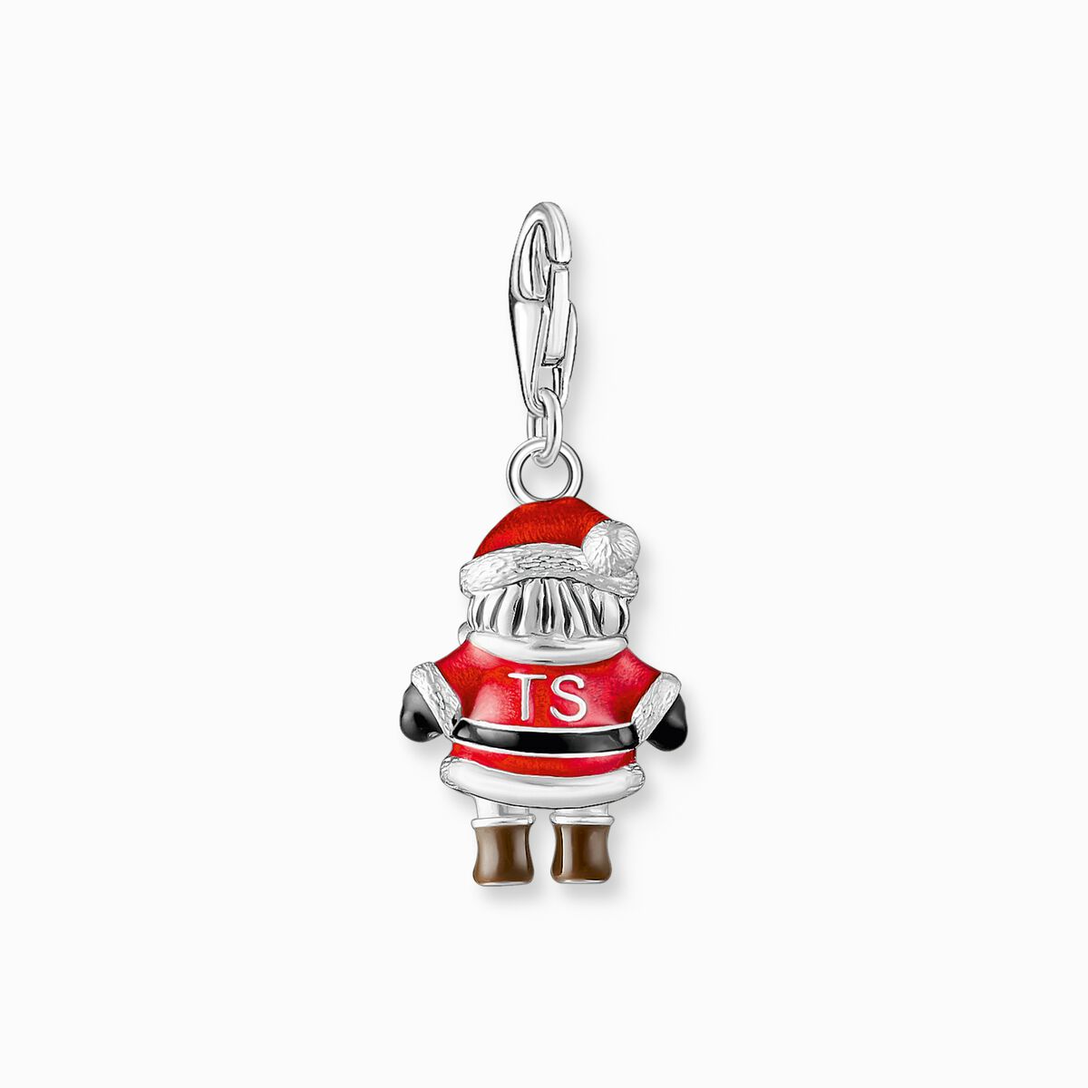Silver Santa Claus charm pendant