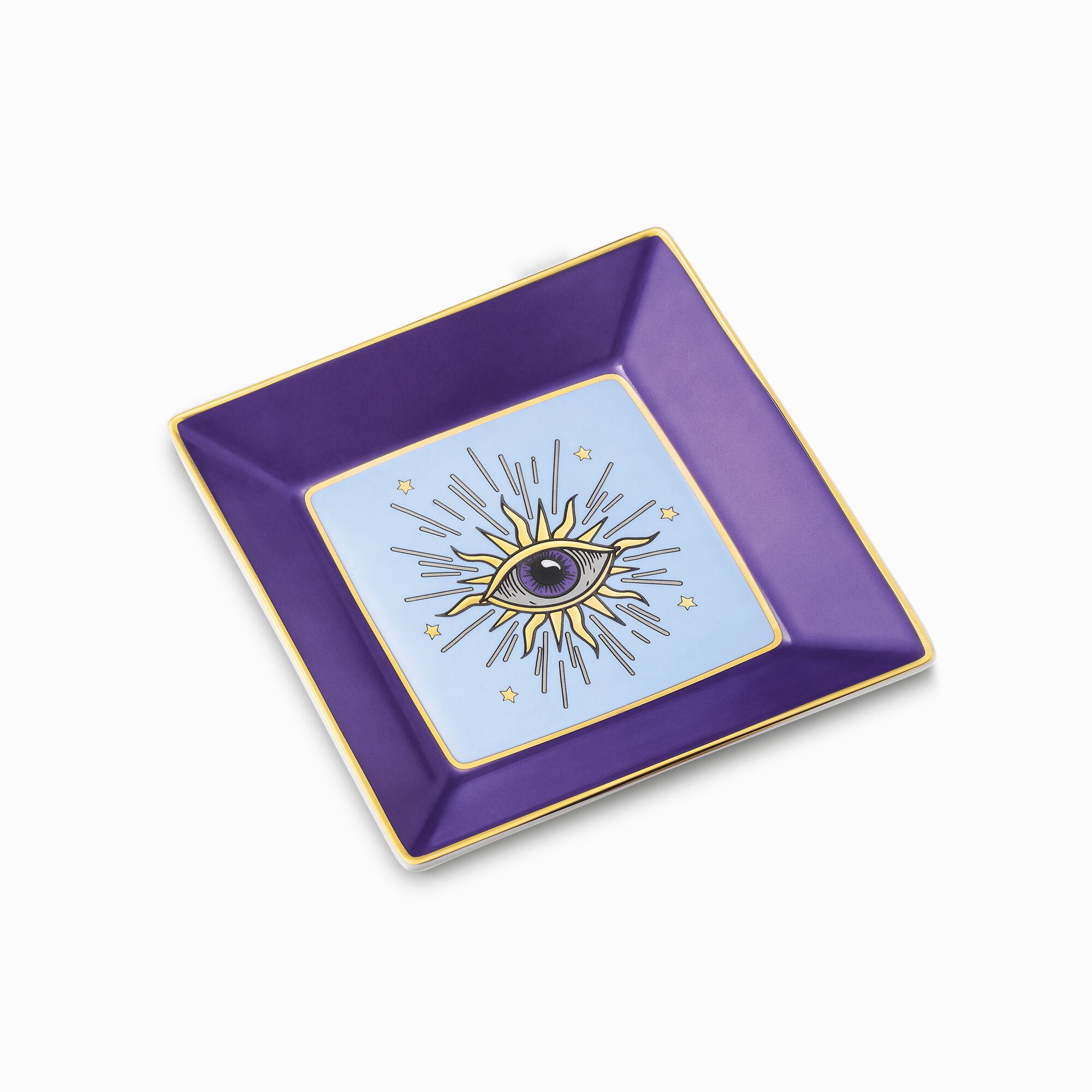 Purple trinket tray