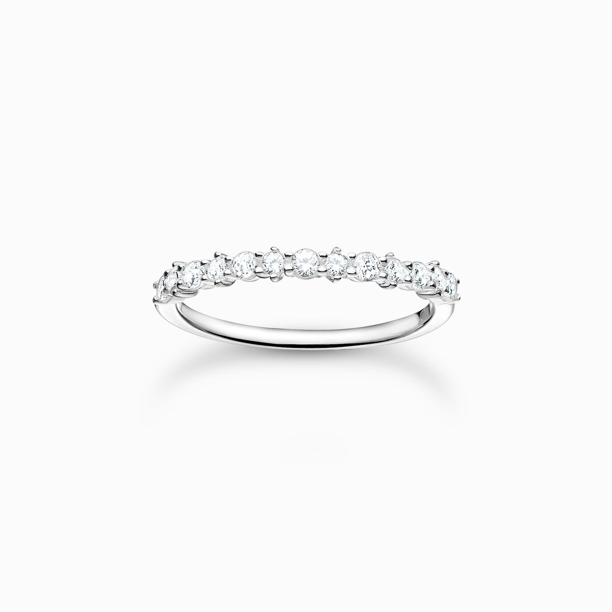 Ring white stones