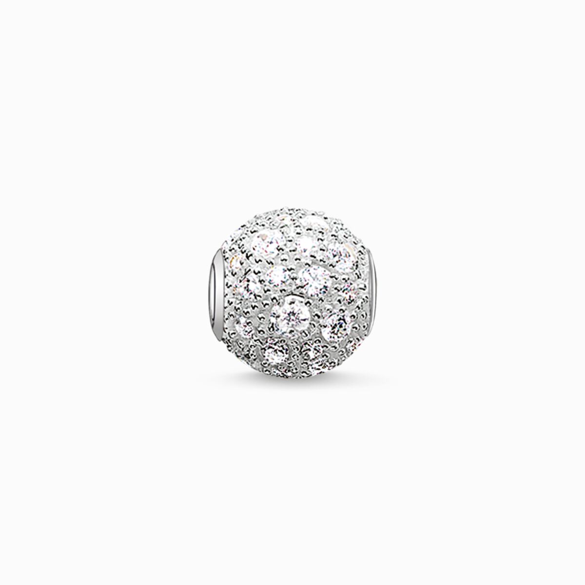 Bead white crushed pavé