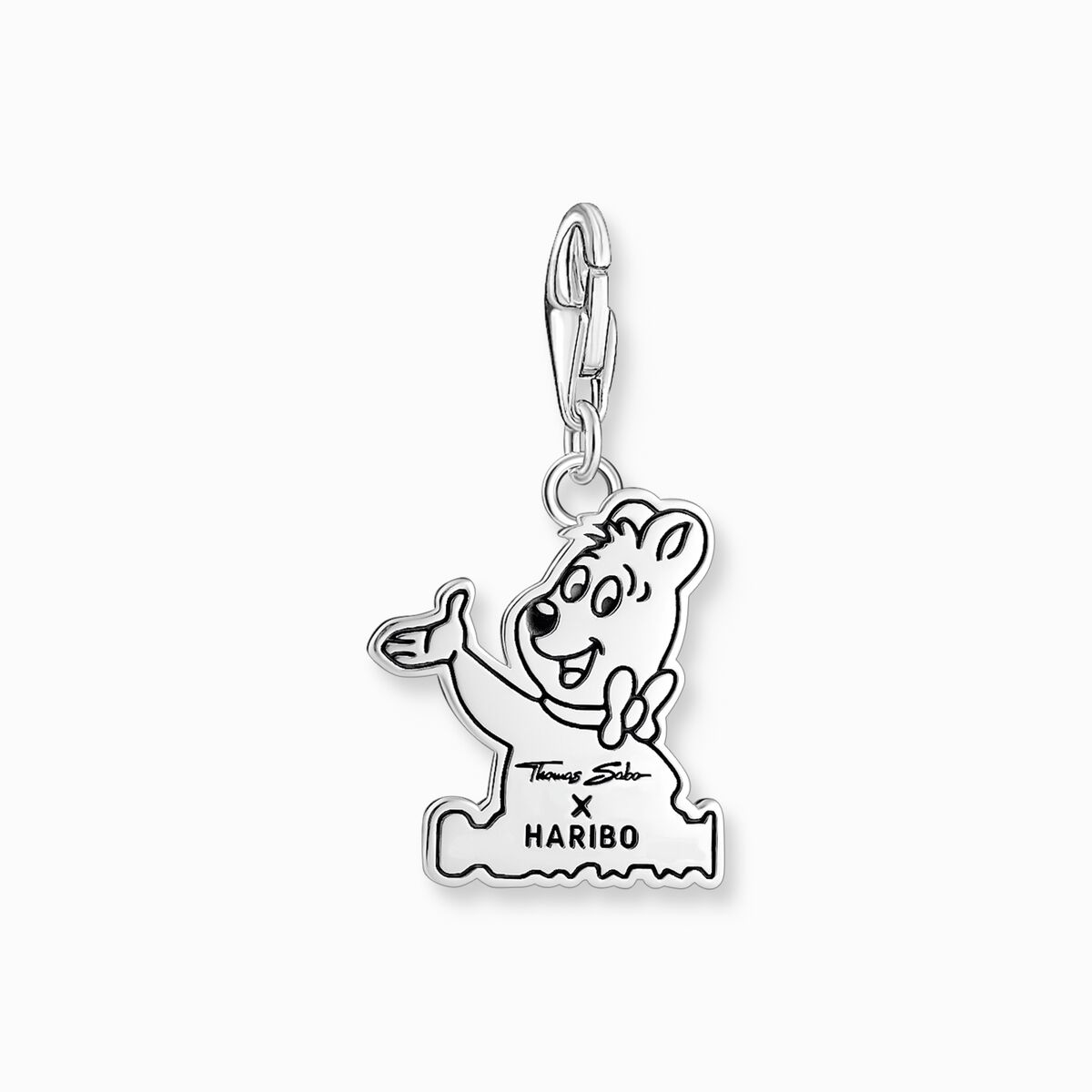 Silver charm pendant HARIBO