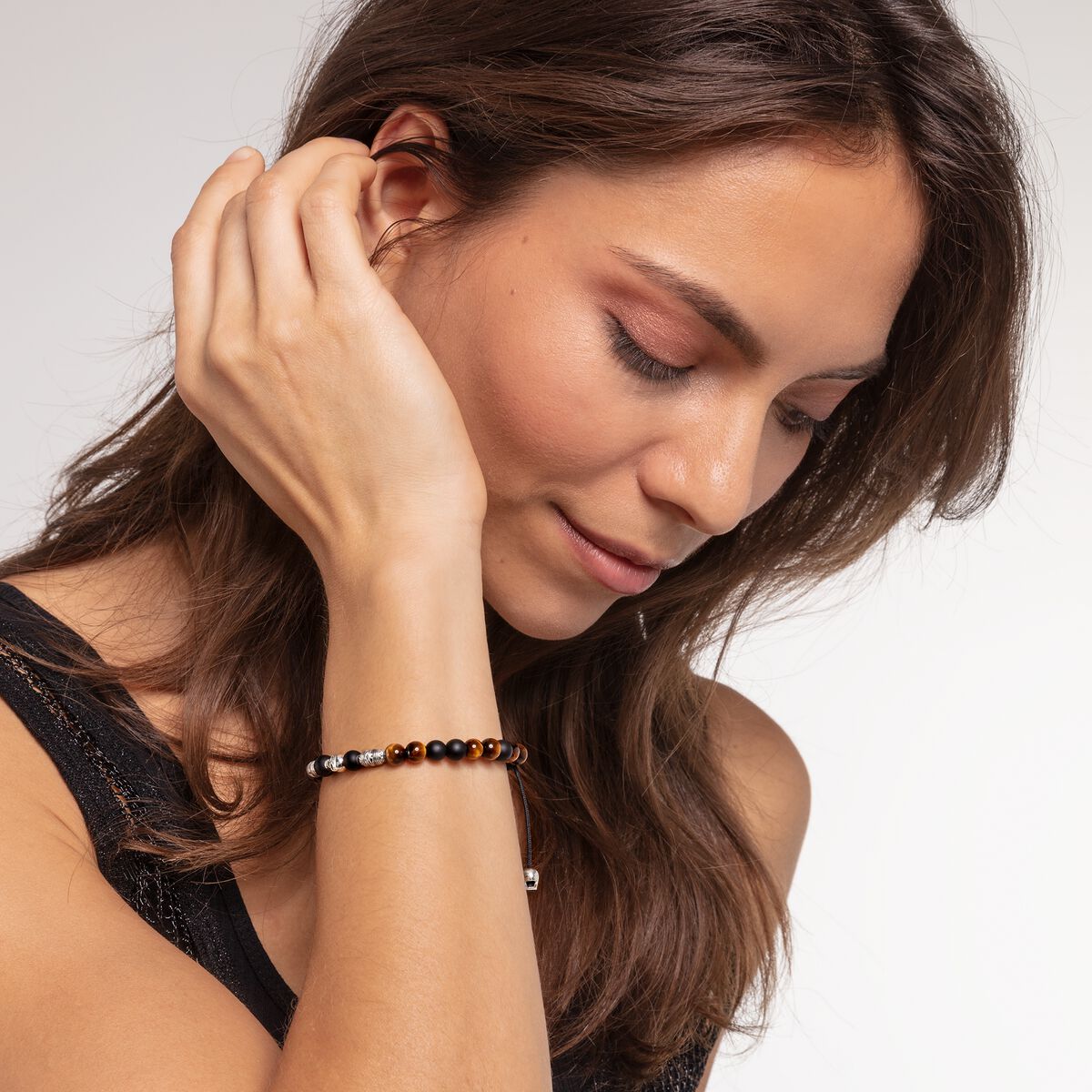 Bracelet brown skull