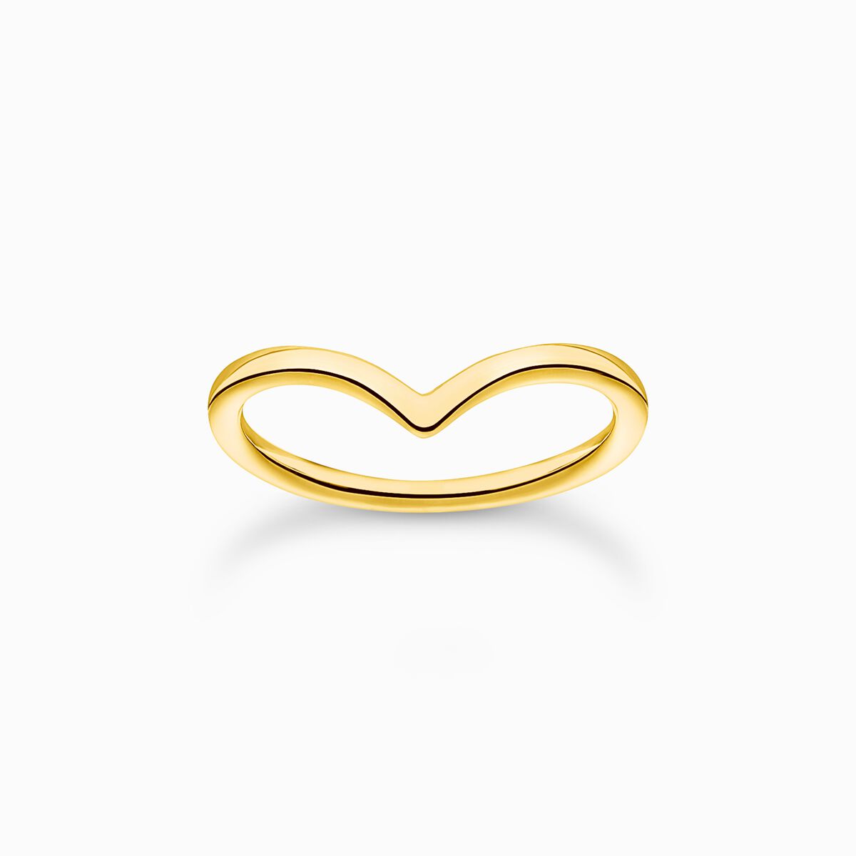 Ring V-shape gold