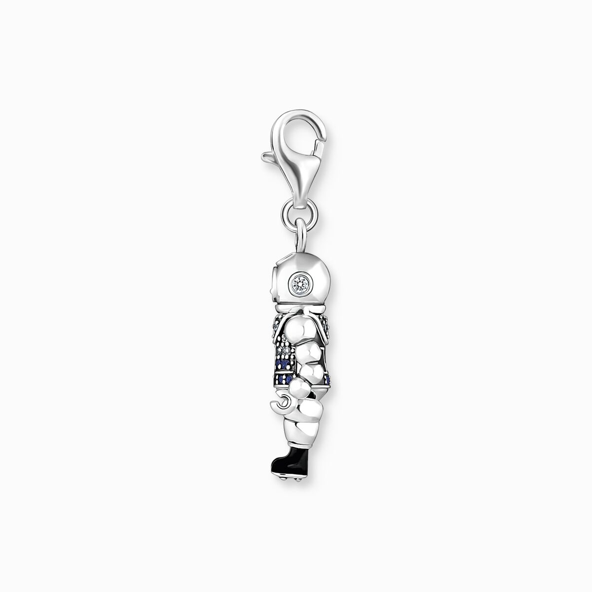 Charm pendant diver silver