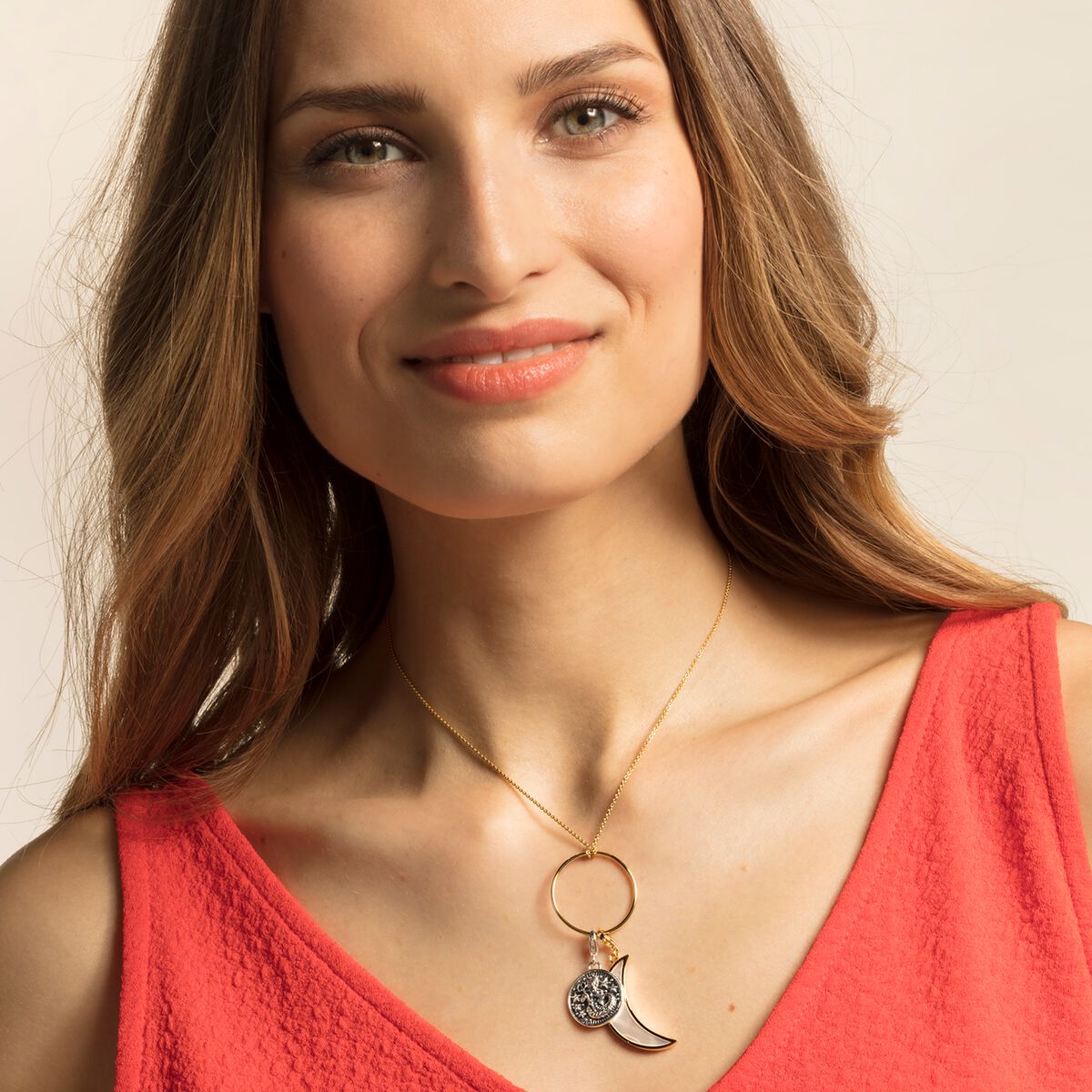 Charm pendant zodiac sign Aquarius