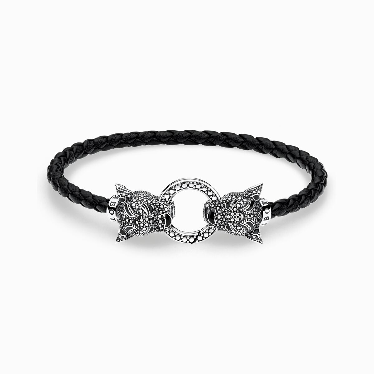 Leather strap Black Cat
