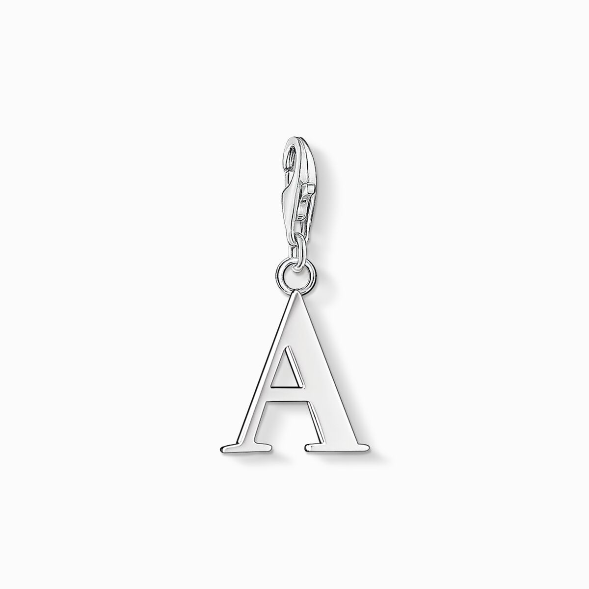 Charm pendant letter a