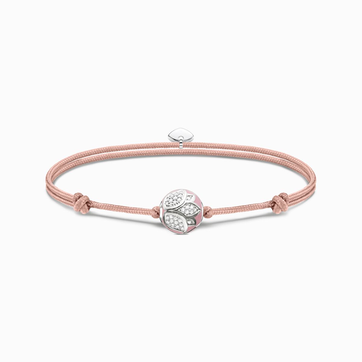 Bracelet Karma Secret with pink lotus blossom Bead