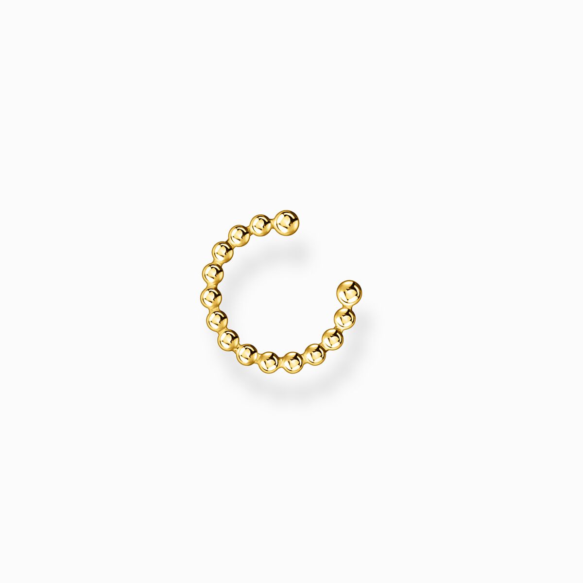 Single ear cuff dots gold