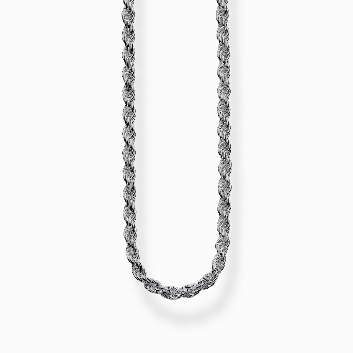 Cord chain blackened Thickness 1.30 mm (0.05 Inch)