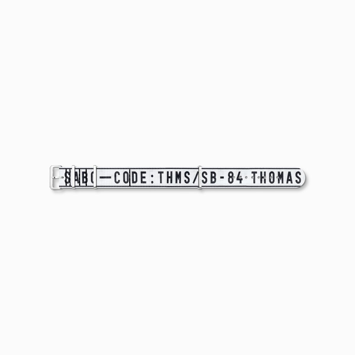 Watch strap urban Code TS nato, white