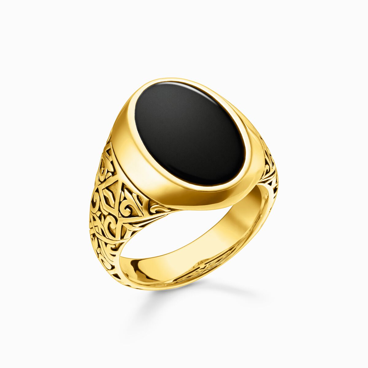 Ring black-gold