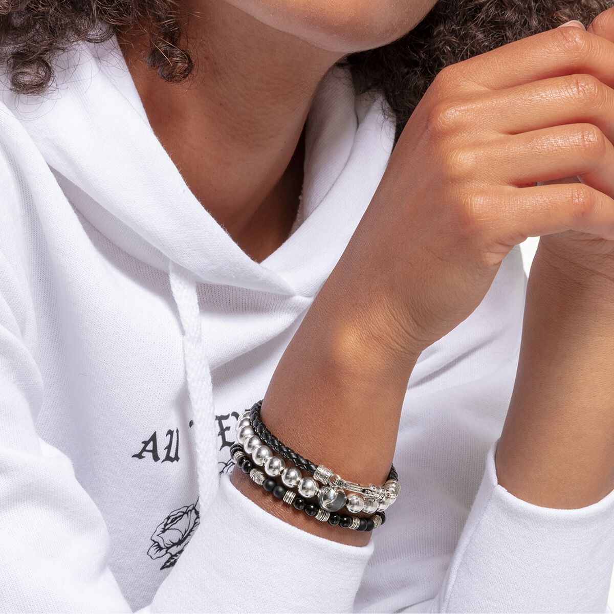 Bracelet lucky Charm, black