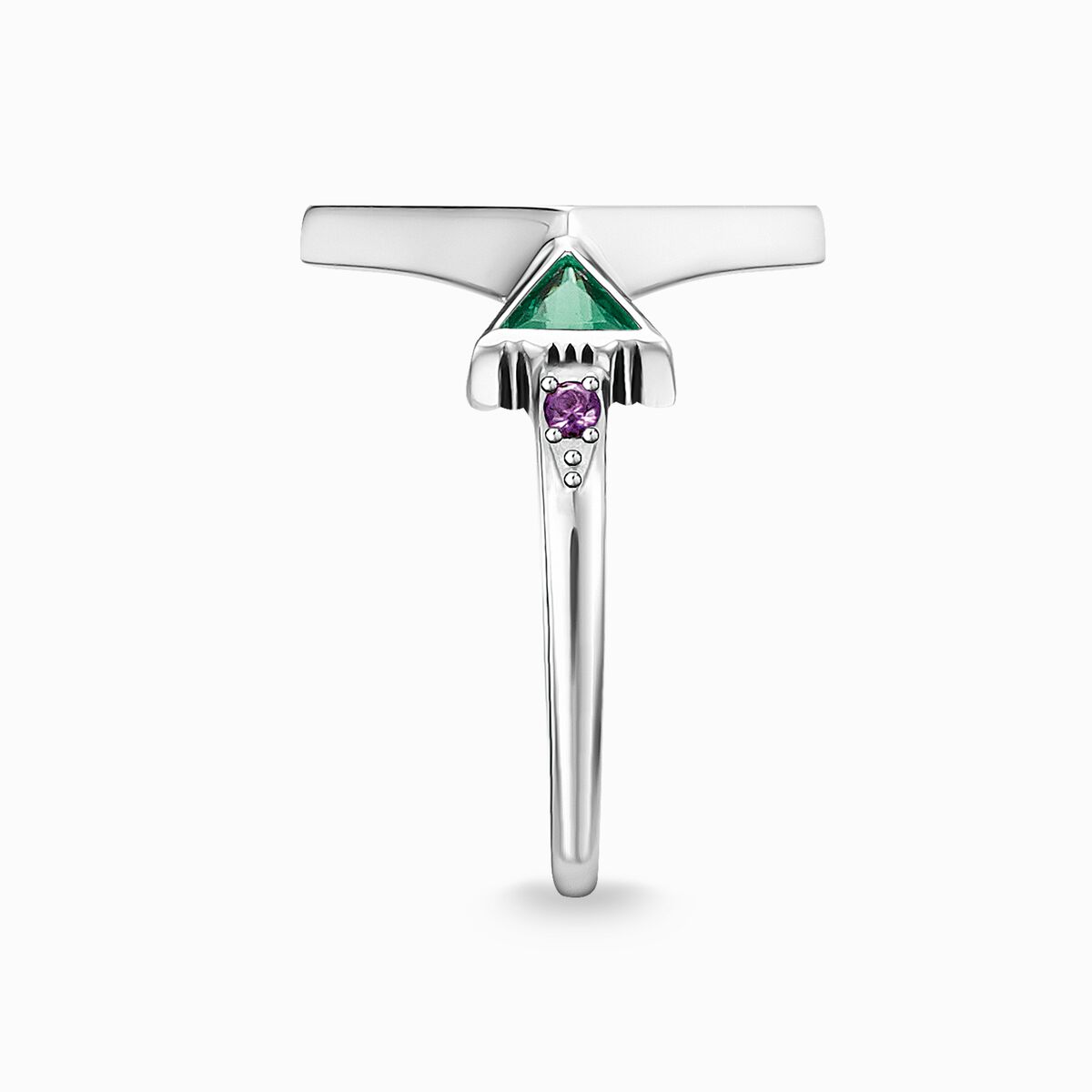 Ring zig zag mother of pearl abalone
