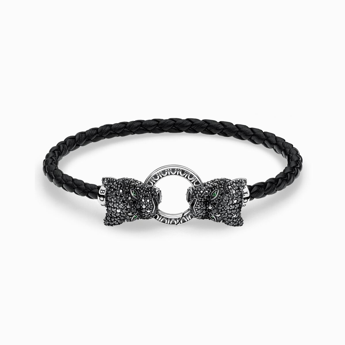 Leather strap Black Cat