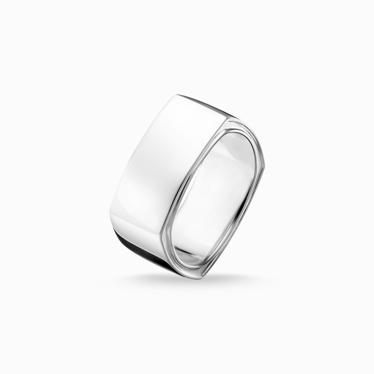 Ring square silver