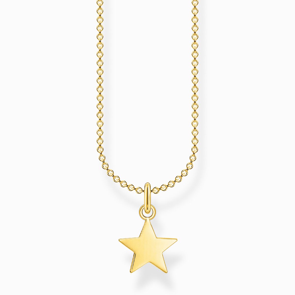 Necklace star gold