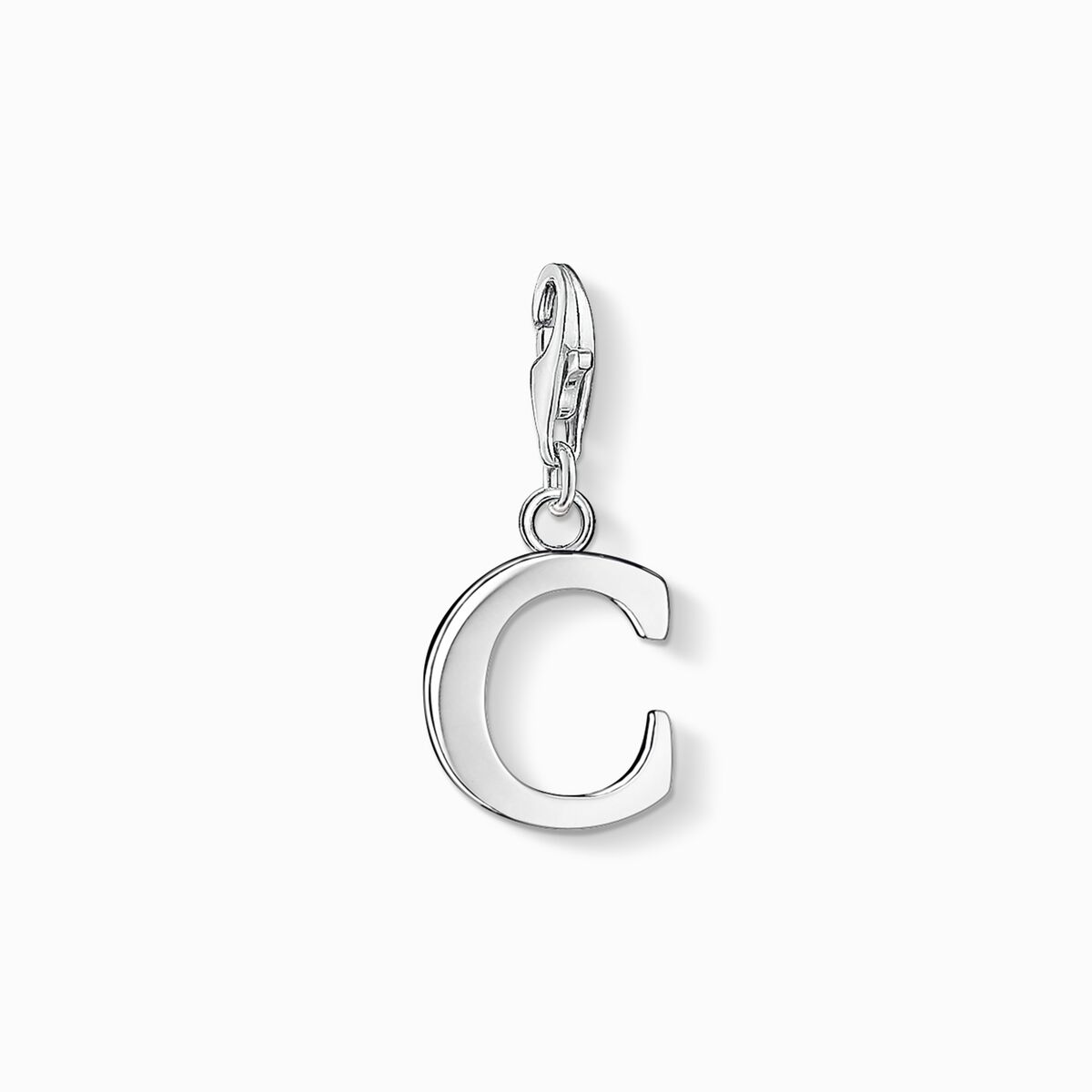 Charm pendant letter c