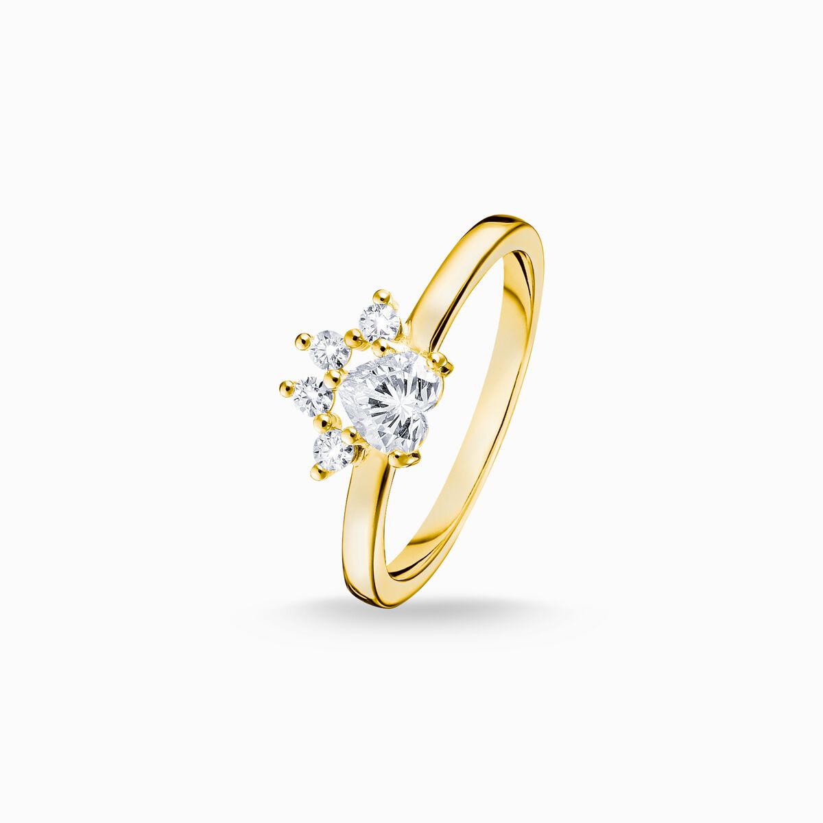 Ring paw cat gold