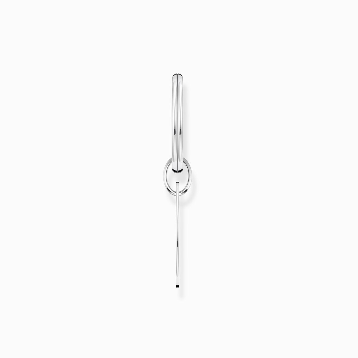 Key ring tag silver