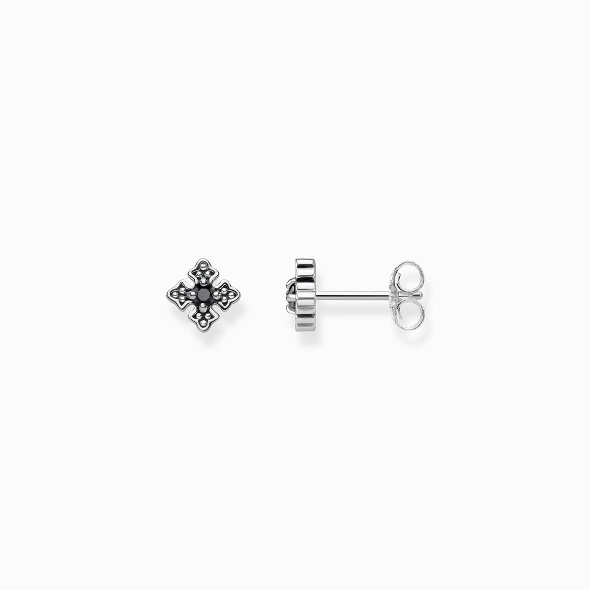 Ear studs royalty black