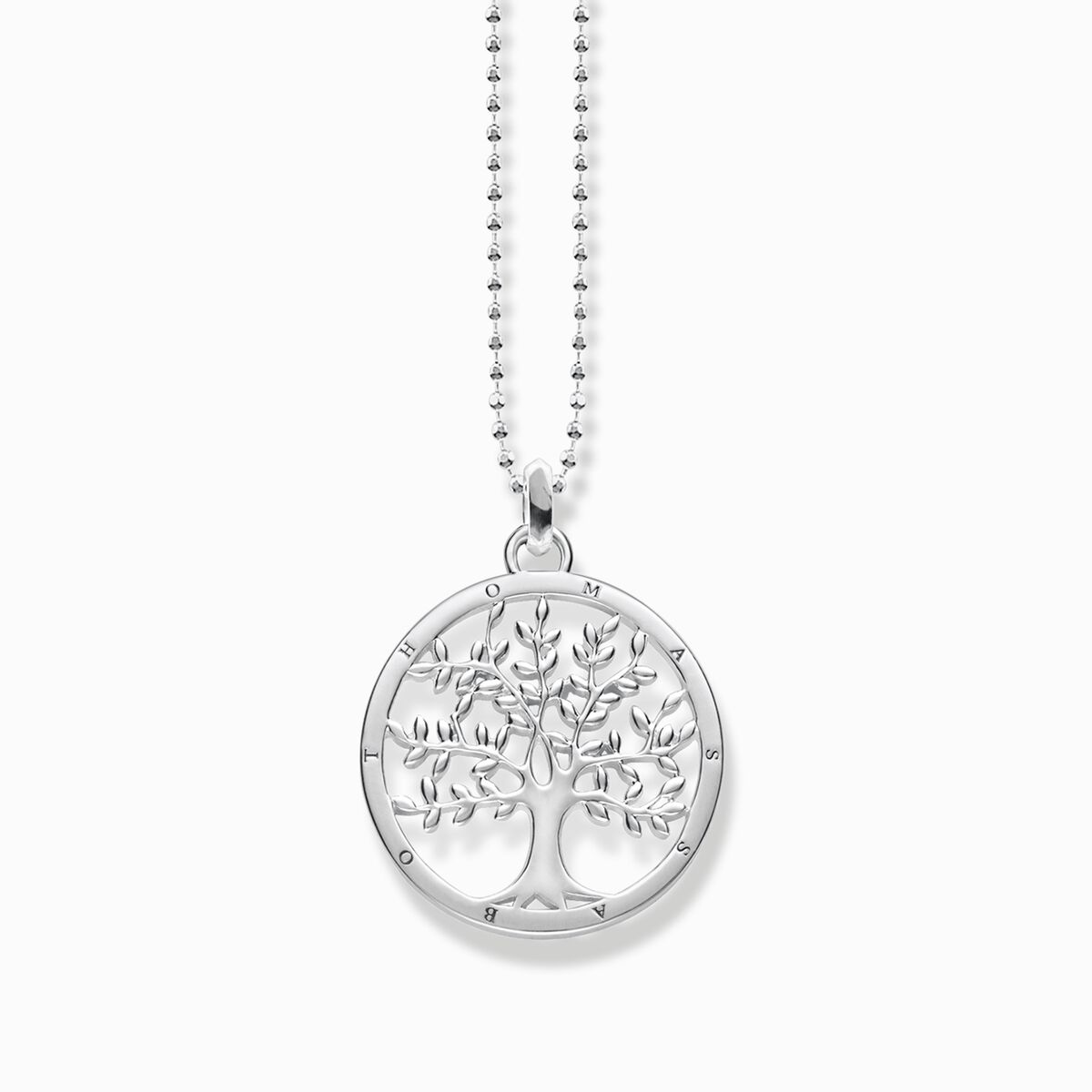 Jewellery set Tree of love with white stones silver