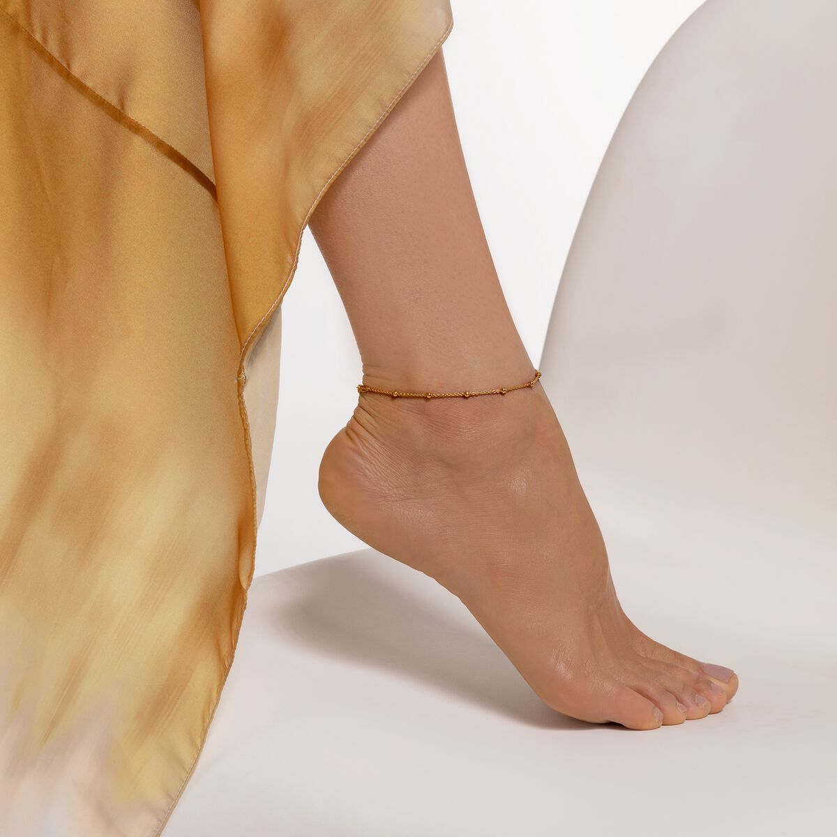 Anklet dots gold