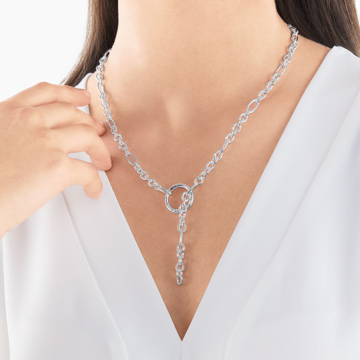 Necklace links silver