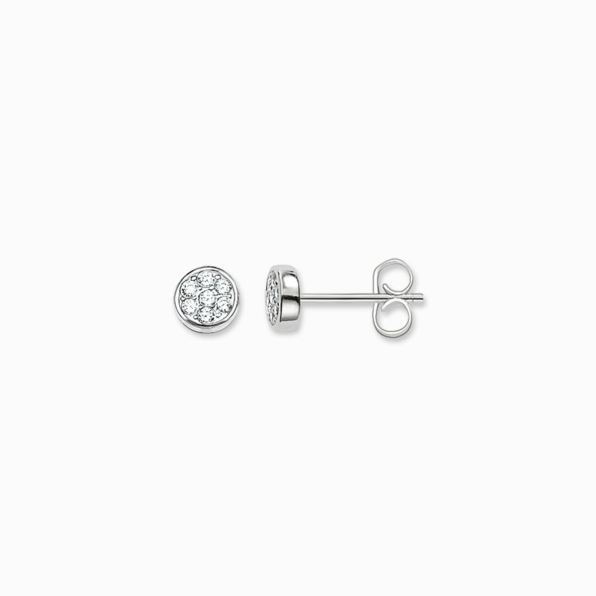 Ear studs sparkling circles