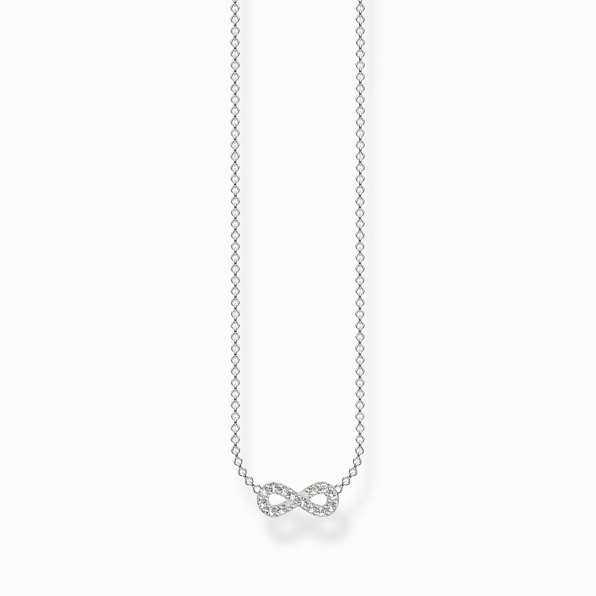 Necklace infinity silver