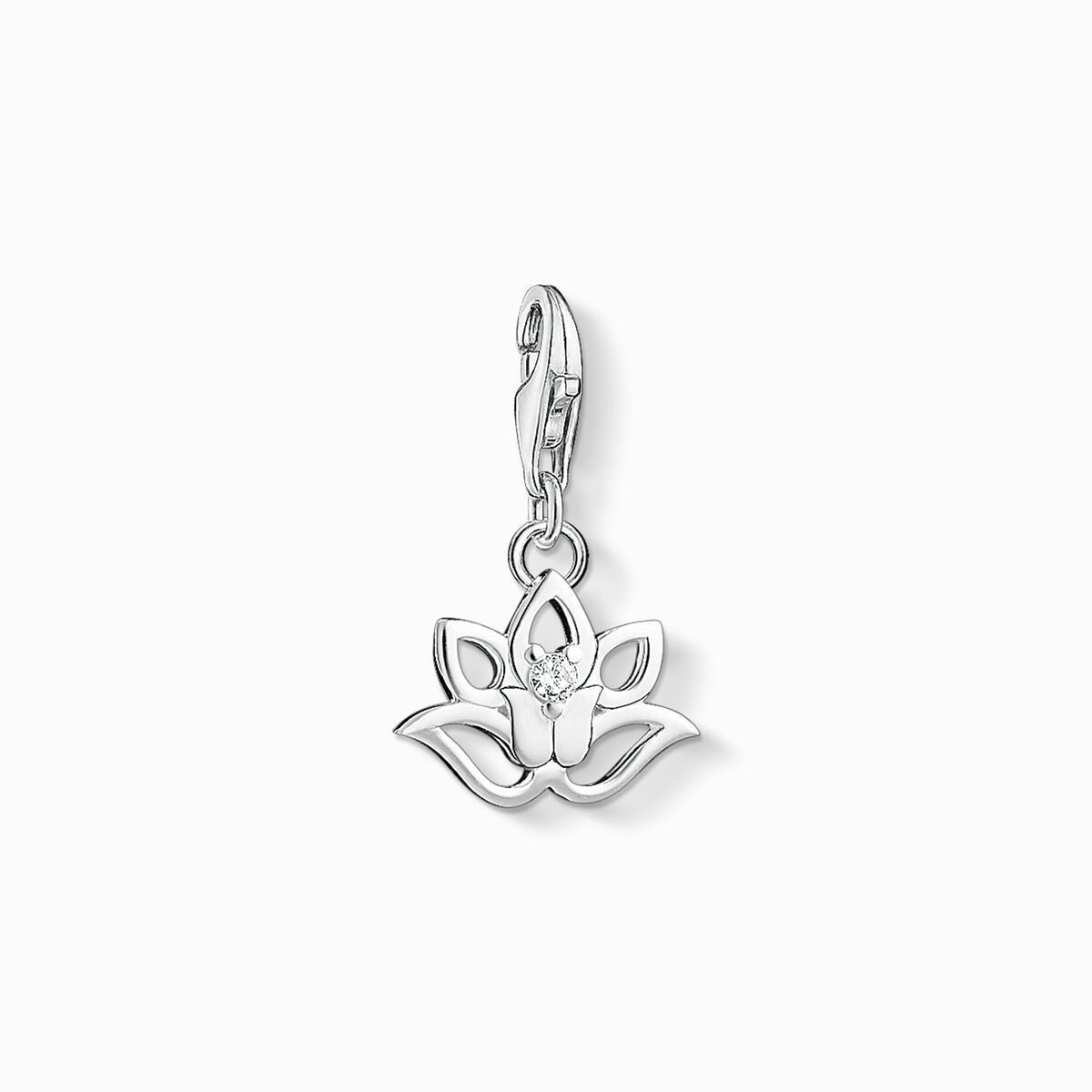 Charm pendant lotus flower