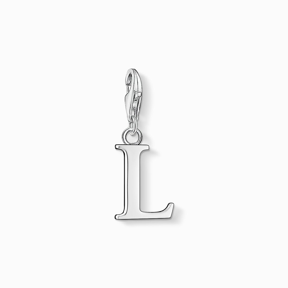 Charm pendant letter l