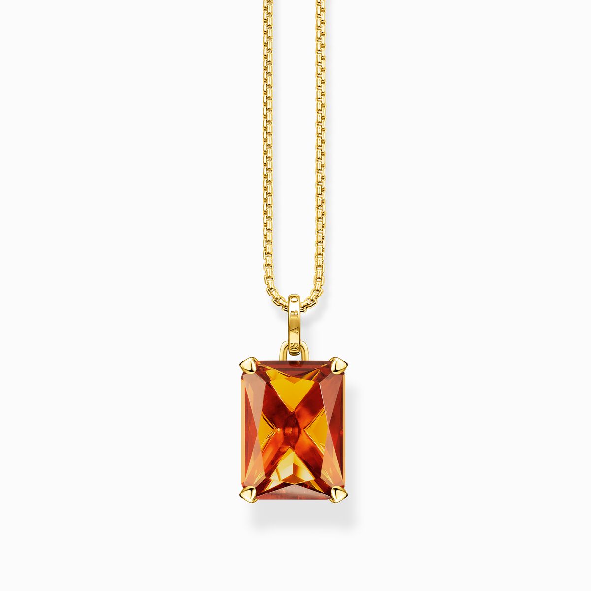 Jewellery set orange stones gold
