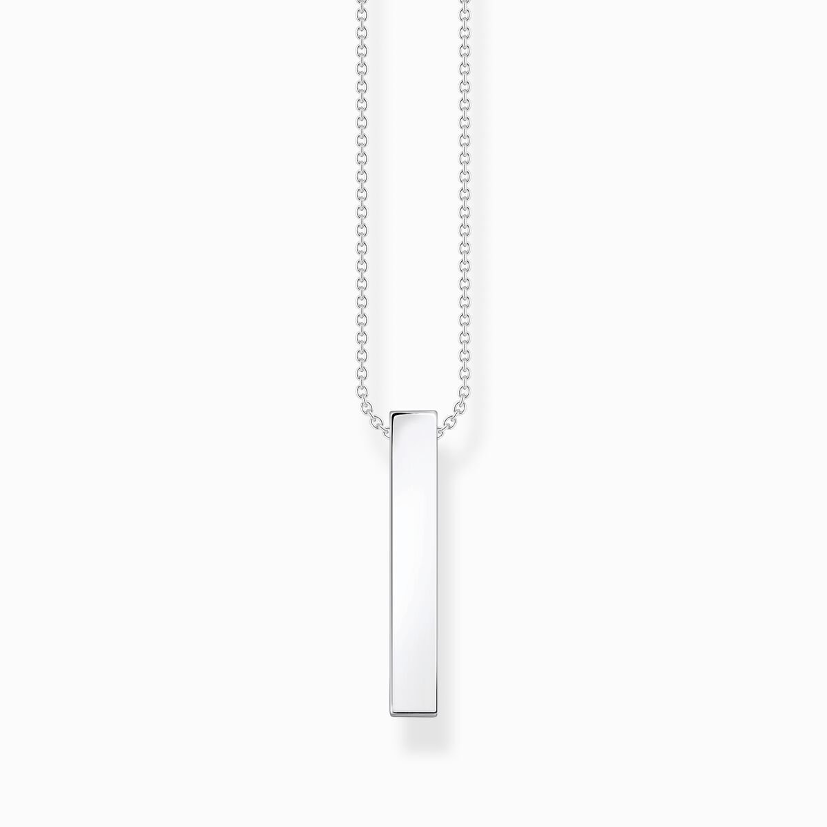 Necklace with black stones silver