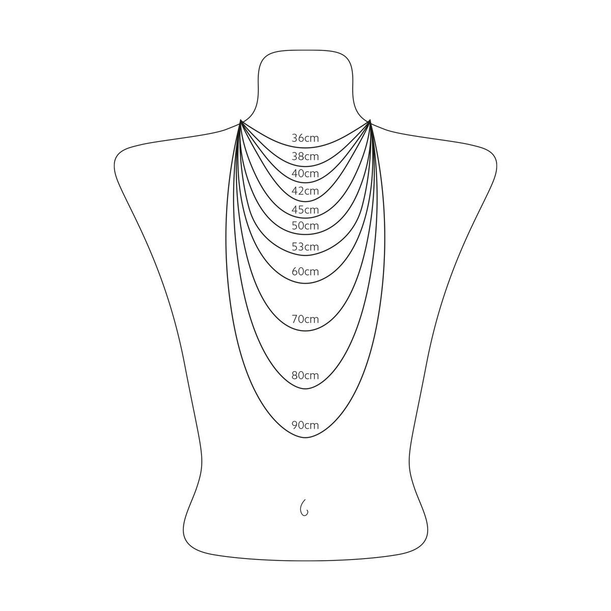 Anchor chain Thickness 1.00 mm (0.04 Inch)