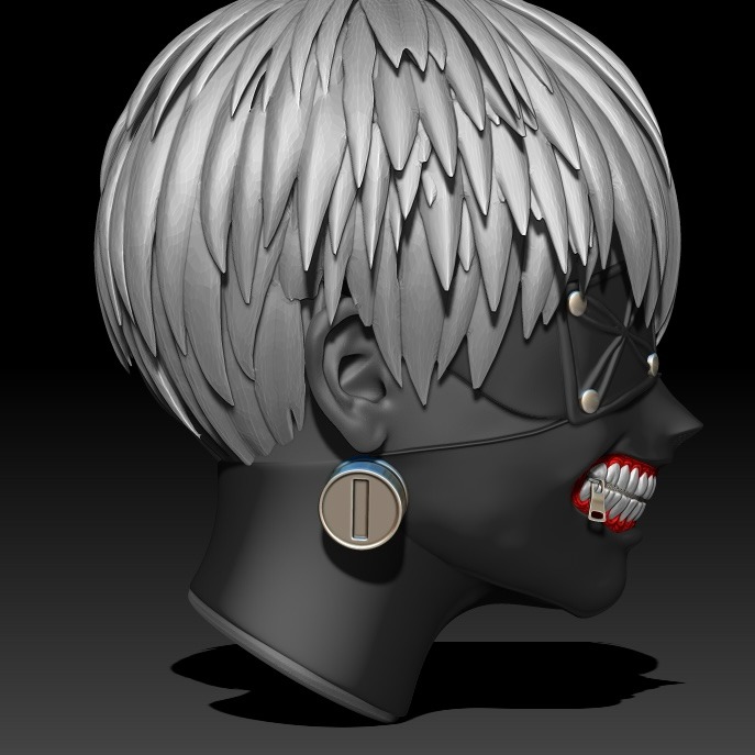 Tokyo Ghoul Cosplay Half Mask - ortacical