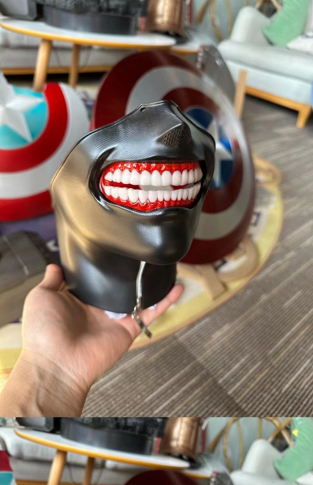 Tokyo Ghoul Cosplay Half Mask - ortacical