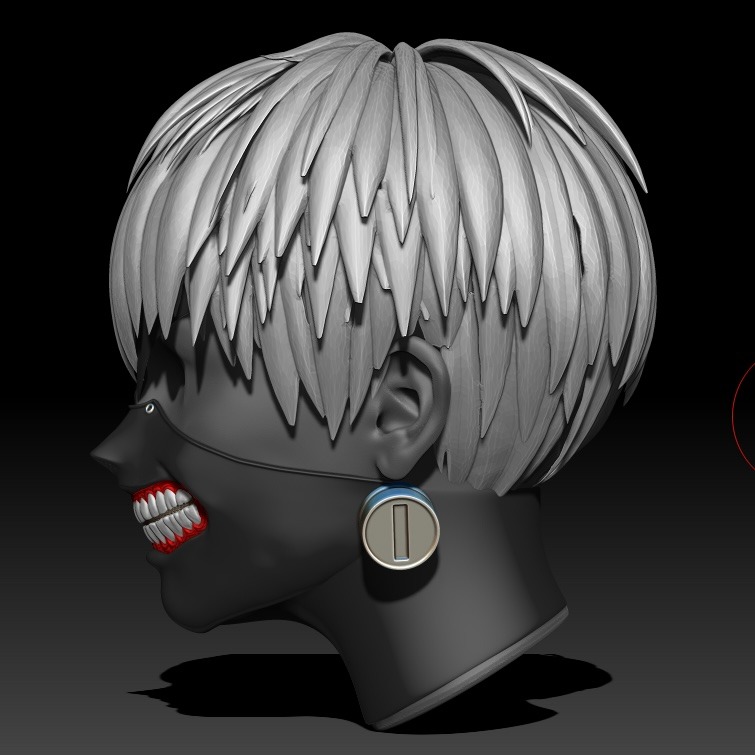 Tokyo Ghoul Cosplay Half Mask - ortacical