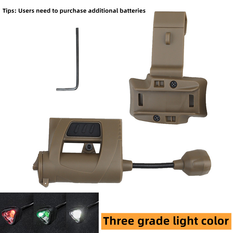 MPLS CHARGE three-speed light color configuration Base Power saving Outdoor tactical helmet light - ortacical
