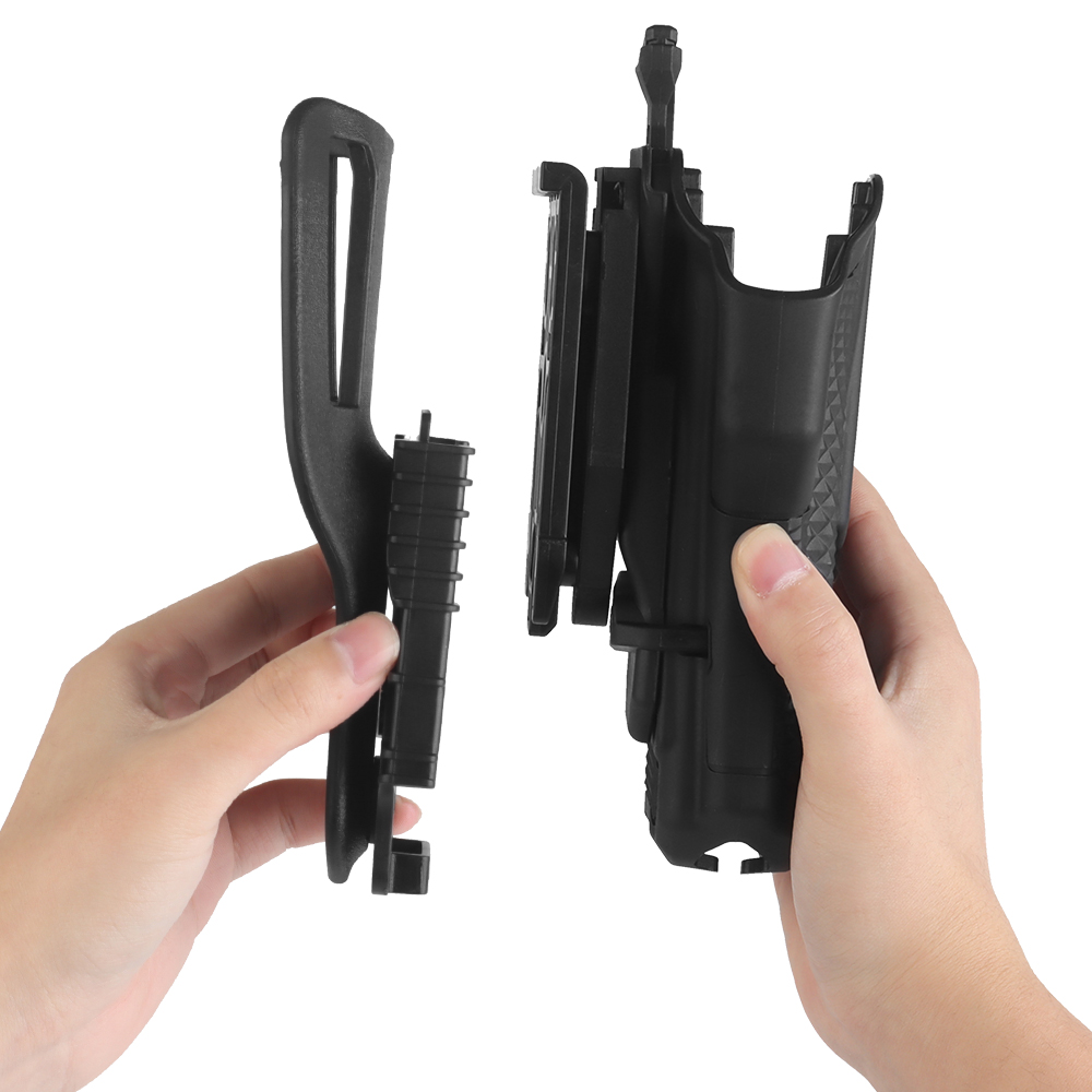 Warfare Universal Pistol Nylon quick Pull sleeve with QLS Quick release system base compatible - ortacical